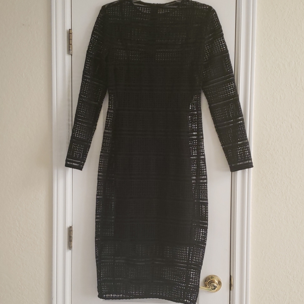 ZARA black lace dress 🔥